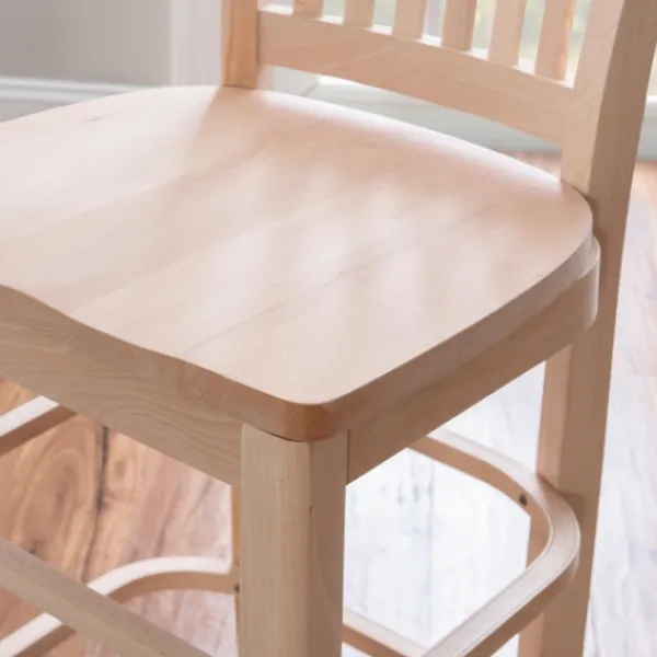 Bar Stools & Counter Height Stools-Kirkland's Home Natie Unfinished Counter Stools, Set Of 2 Tan