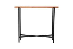 Console Tables-Kirkland's Home Natural Acacia Wood And Acrylic Top Console Table Tan