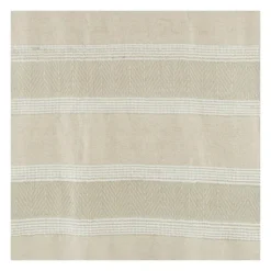 Blankets & Throws-Kirkland's Home Natural And White Colorblock Chevron Throw Tan/Ivory