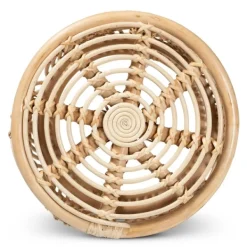 Accent & End Tables-Kirkland's Home Natural Boho Rattan Weave Accent Table