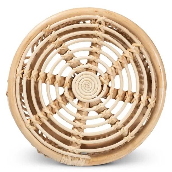 Accent & End Tables-Kirkland's Home Natural Boho Rattan Weave Accent Table
