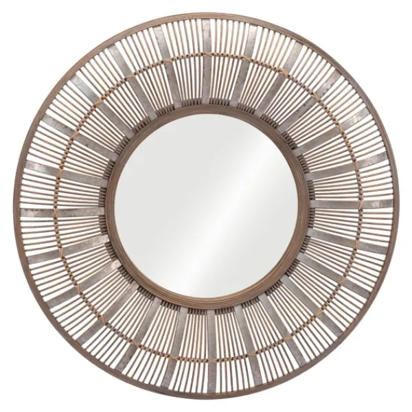 Framed Mirrors-Kirkland's Home Natural Bone Safari Framed Mirror