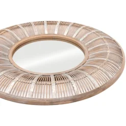 Framed Mirrors-Kirkland's Home Natural Bone Safari Framed Mirror
