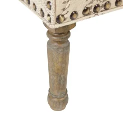 Accent Chairs-Kirkland's Home Natural Cara Stripe Accent Chair Tan