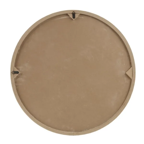 Wall Plaques-Kirkland's Home Natural Carved Wood Medallion Round Wall Plaque Tan