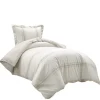 Duvets-Kirkland's Home Natural Farmhouse Stripe 2-Pc. Twin Xl Duvet Set Tan