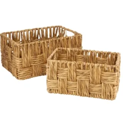 Baskets & Boxes-Kirkland's Home Natural Fibers 2-Pc. Jute Basket Set Brown