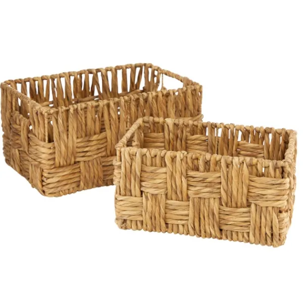 Baskets & Boxes-Kirkland's Home Natural Fibers 2-Pc. Jute Basket Set Brown