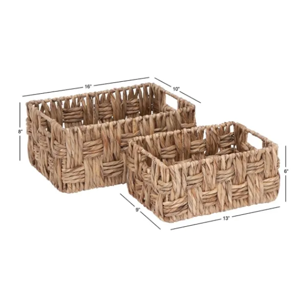 Baskets & Boxes-Kirkland's Home Natural Fibers 2-Pc. Jute Basket Set Brown