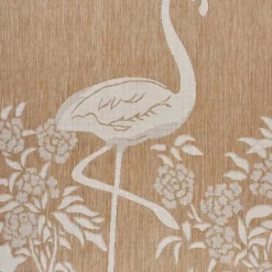 Outdoor Rugs-Kirkland's Home Natural Flamingo Indoor/Outdoor Area Rug, 5X7 Tan/White