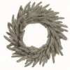 Wreaths-Kirkland's Home Natural Frosted Pine Branch Christmas Wreath Green