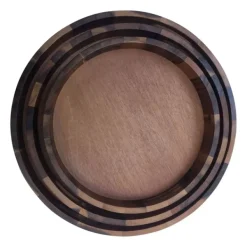 Decorative Trays-Kirkland's Home Natural Grain Acacia Wood 3-Pc. Tray Set Brown