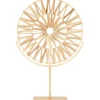 Statues & Figurines-Kirkland's Home Natural Hyacinth Sunburst Sculpture Tan