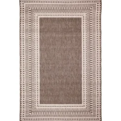 Outdoor Rugs-Kirkland's Home Natural Linear Macy Indoor/Outdoor Area Rug, 4X7 Brown