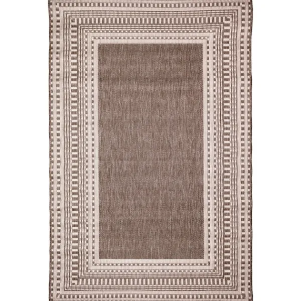 Outdoor Rugs-Kirkland's Home Natural Linear Macy Indoor/Outdoor Area Rug, 4X7 Brown
