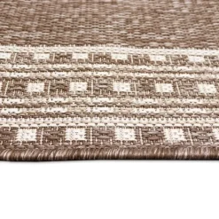 Outdoor Rugs-Kirkland's Home Natural Linear Macy Indoor/Outdoor Area Rug, 4X7 Brown