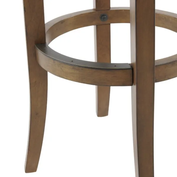 Bar Stools & Counter Height Stools-Kirkland's Home Natural Linen And Wood Bar Stool Tan