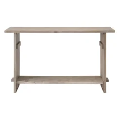 Console Tables-Kirkland's Home Natural Mango Wood Farmhouse Console