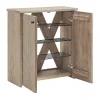 Entryway Furniture-Kirkland's Home Natural Mango Wood Shoe Cubbie