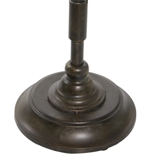 Accent & End Tables-Kirkland's Home Natural Pine And Gray Metal Accent Table, 21 In. Brown/Gray