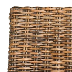 Dining Chairs-Kirkland's Home Natural Rattan Wood Woven 2-Pc. Dining Chair Set Brown
