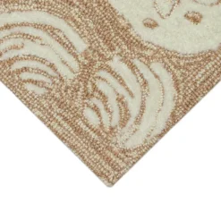 Outdoor Rugs-Kirkland's Home Natural Sand Dollar Outdoor Accent Rug Tan/Ivory