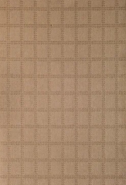 Outdoor Rugs-Kirkland's Home Natural Santorini Grid Outdoor Area Rug, 7X9 Tan