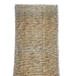 Vases-Kirkland's Home Natural Seagrass Tapered Coastal Vase, 43 In. Tan