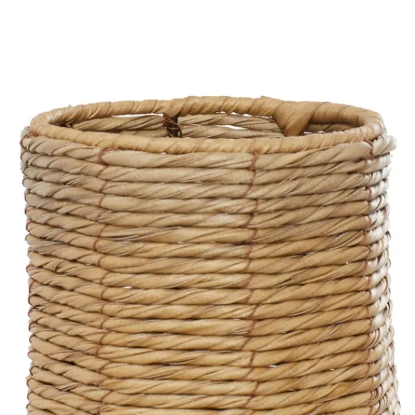 Vases-Kirkland's Home Natural Seagrass Tapered Coastal Vase, 27 In. Tan