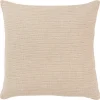 Pillows-Kirkland's Home Natural Subtle Striped Oversized Pillow Tan