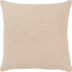Pillows-Kirkland's Home Natural Subtle Striped Oversized Pillow Tan