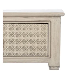 Console Tables-Kirkland's Home Natural Textured 2-Drawer Console Table Tan