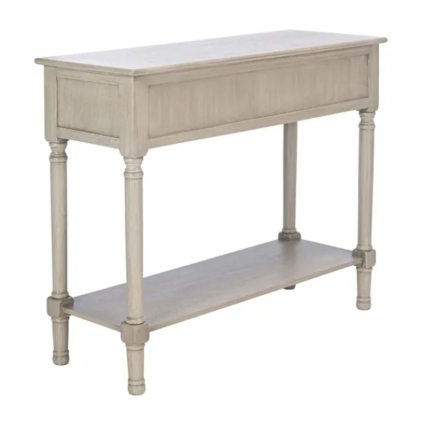 Console Tables-Kirkland's Home Natural Textured 2-Drawer Console Table Tan