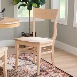 Dining Chairs-Kirkland's Home Natural Wave Frame Dining Chairs, Set Of 2 Tan