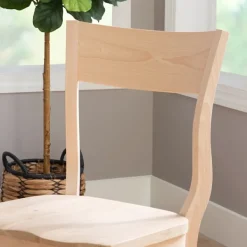 Dining Chairs-Kirkland's Home Natural Wave Frame Dining Chairs, Set Of 2 Tan