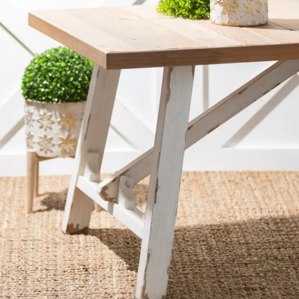 Dining Tables-Kirkland's Home Natural Weathered Wood Dining Table Tan