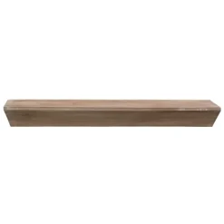 Shelves-Kirkland's Home Natural Wedge Wood Large Floating Shelf