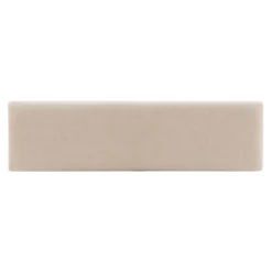 Benches & Ottomans-Kirkland's Home Natural Wood And Upholstered Seat Bench Tan