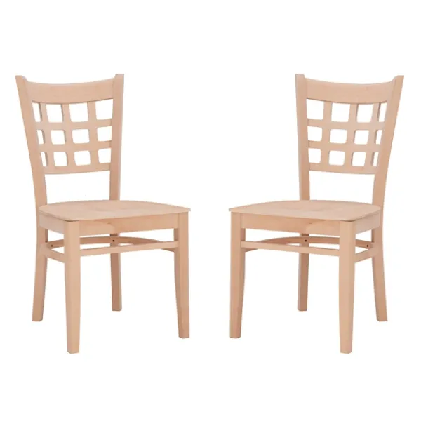 Dining Chairs-Kirkland's Home Natural Wood Curved Back Dining Chairs, Set Of 2 Tan