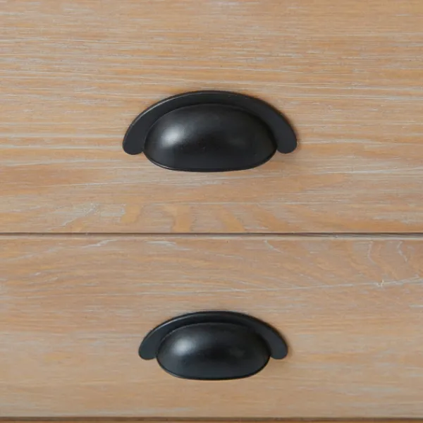 Nightstands-Kirkland's Home Natural Wood Grain Open Storage Nights D Tan