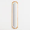 Decorative Mirrors-Kirkland's Home Natural Wood Oval Scrollwork Wall Mirror