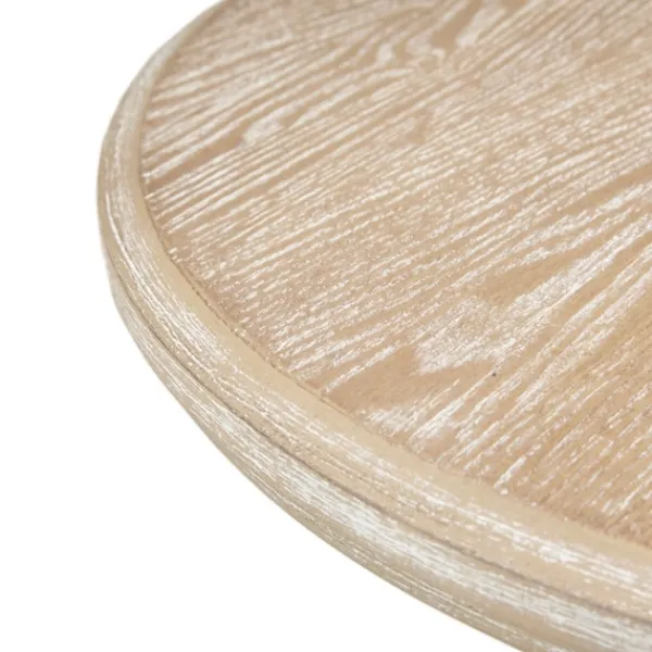 Accent & End Tables-Kirkland's Home Natural Wood Pedestal Martha Stewart Accent Table