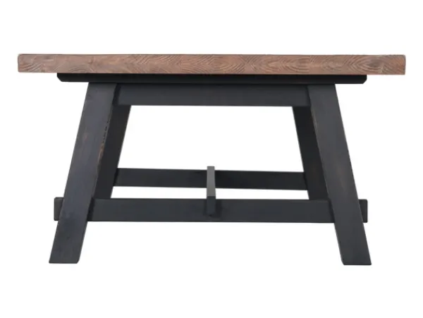 Coffee Tables-Kirkland's Home Natural Wood Sawhorse Coffee Table, 48X32 In. Tan