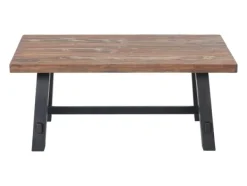 Coffee Tables-Kirkland's Home Natural Wood Sawhorse Coffee Table, 42X24 In. Tan