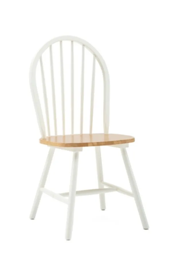 Dining Chairs-Kirkland's Home Natural Wooden Dining Chairs, Set Of 2 White