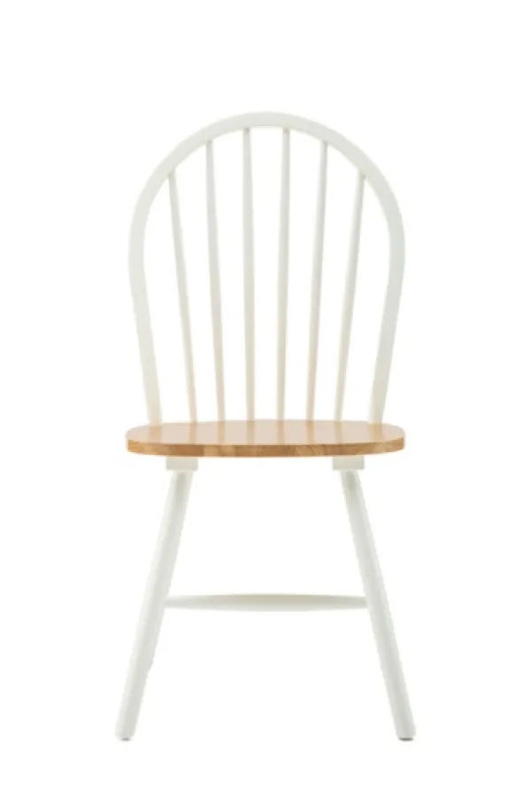 Dining Chairs-Kirkland's Home Natural Wooden Dining Chairs, Set Of 2 White