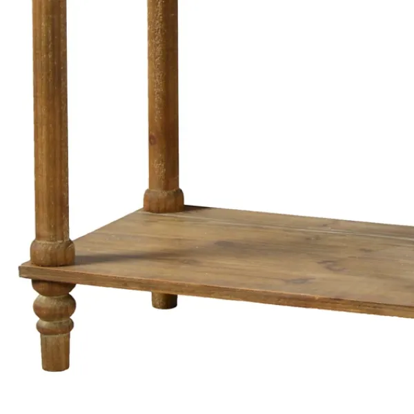 Console Tables-Kirkland's Home Natural Wooden 2-Drawer Console Table
