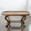 Coffee Tables-Kirkland's Home Natural Wooden Parker Coffee Table Brown