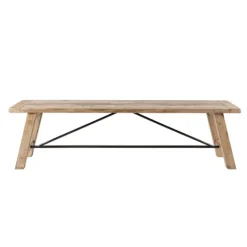 Benches & Ottomans-Kirkland's Home Natural Wooden Sonoma Dining Bench Tan