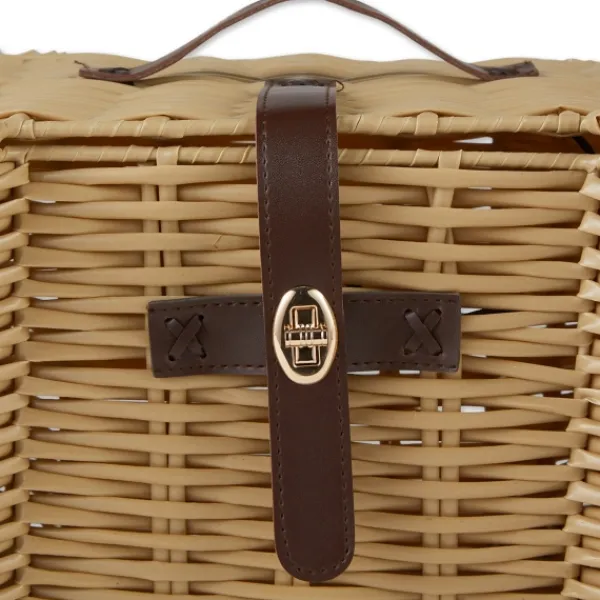 Baskets & Boxes-Kirkland's Home Natural Woven Bone Shaped Basket, 17 In. Tan